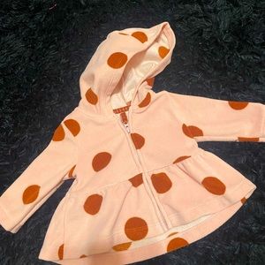 Carter’s newborn zip up.